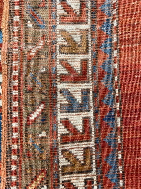 Antique kazak caucasian rug-5009 - 8