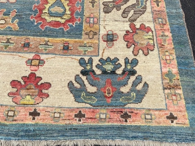 Decorative Vintage Large Turkish Ushak Rug-4871 - 2