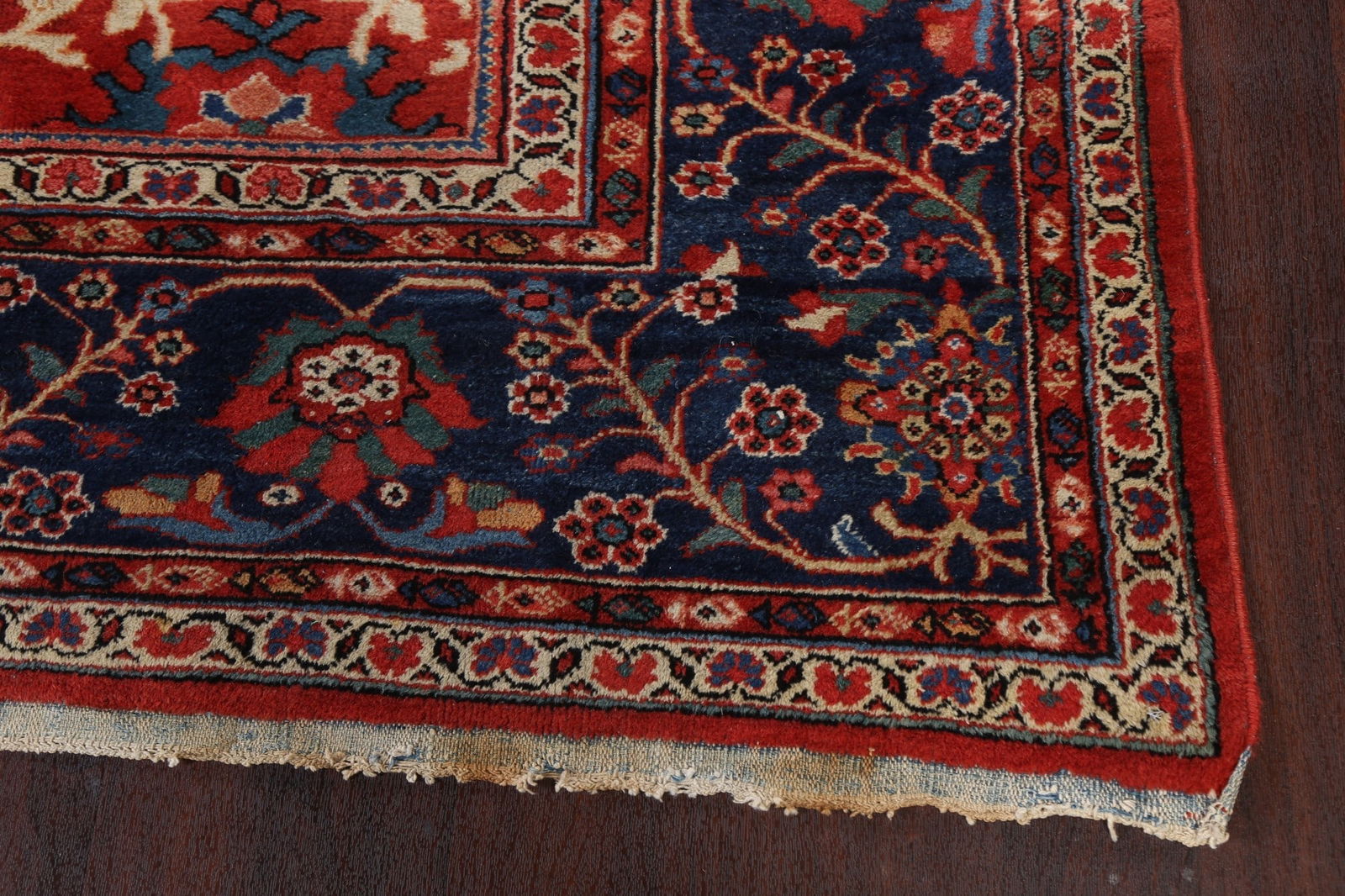 Antique Vegetable Dye Mahal Persian Area Rug 10x14 - 6