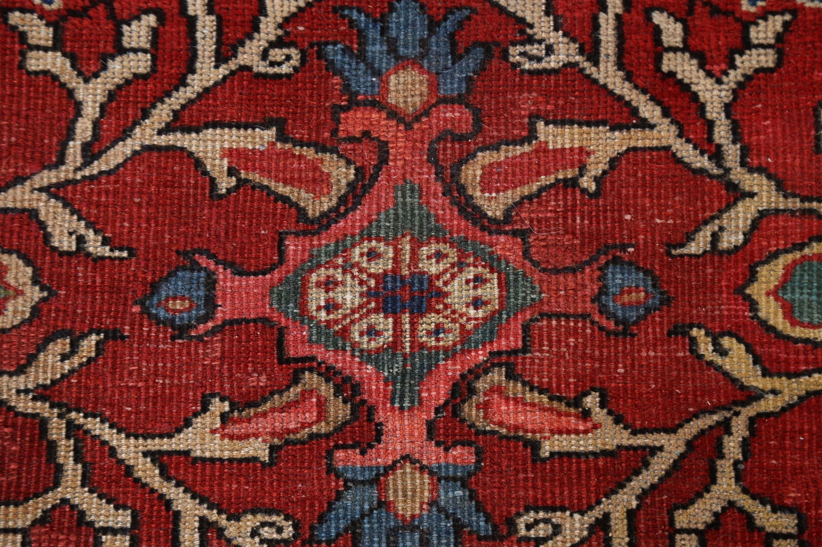 Antique Vegetable Dye Mahal Persian Area Rug 10x14 - 9