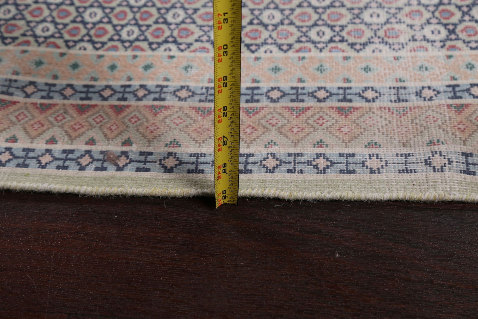 Antique Distressed Kerman Persian Area Rug 10x12 - 19