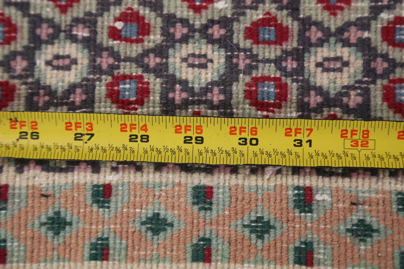 Antique Distressed Kerman Persian Area Rug 10x12 - 20