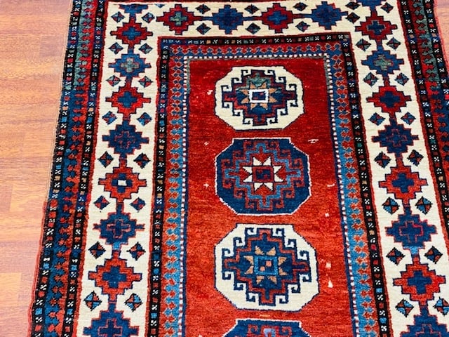 Antique Azabijan Caucasian Runner-3927 - 5