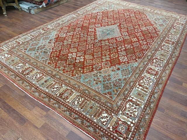 Antique Persian Joshaghan Rug-4994 - 8