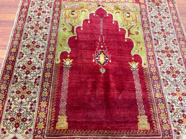 Antique Turkish Prayer Rug-5030 - 2
