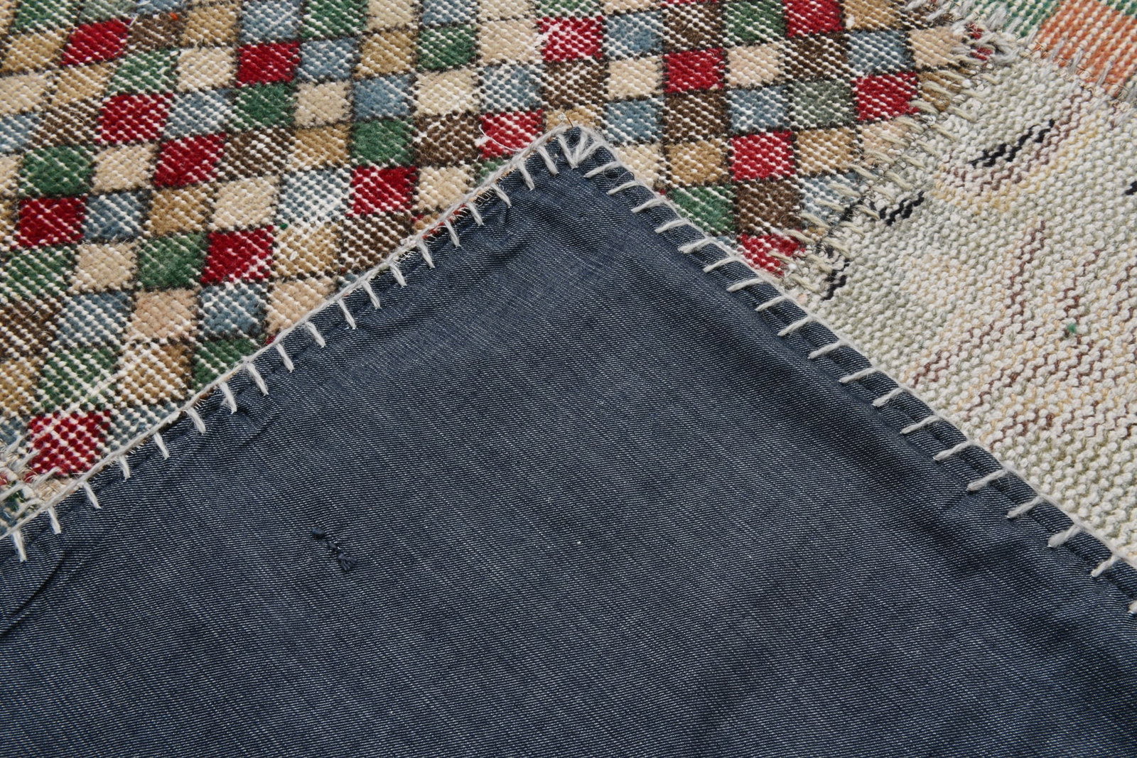 8'2'' x 11'5'' Handmade Vintage Wool Rug - 21531 - 13