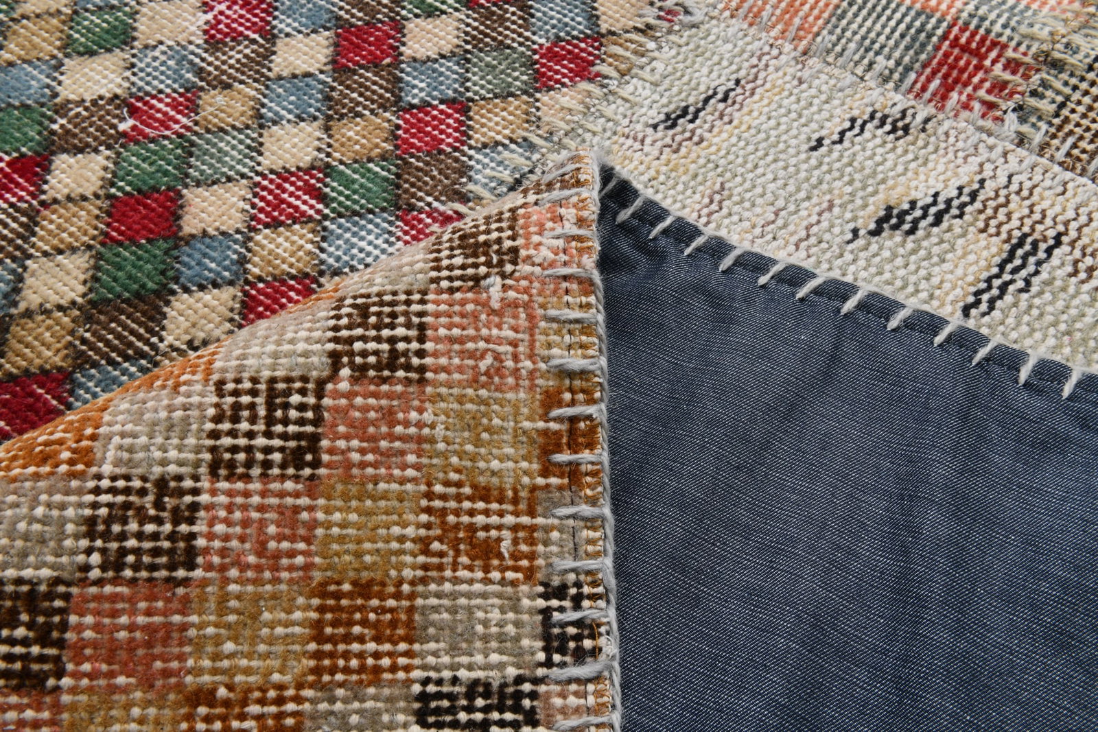 8'2'' x 11'5'' Handmade Vintage Wool Rug - 21531 - 14