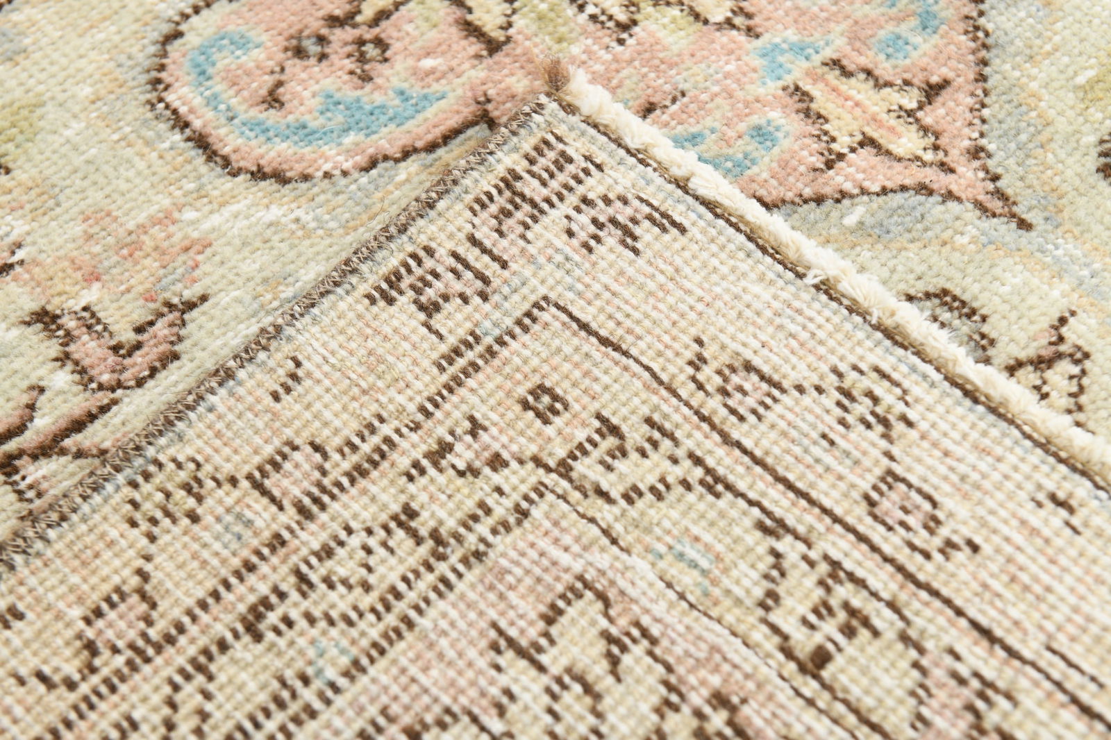 6'9'' x 9'10'' Handmade Vintage Wool Rug - 17745 - 13