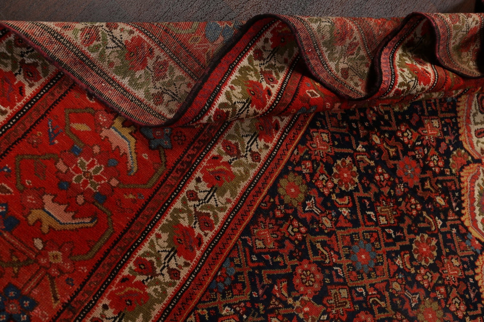 Pre-1900 Antique Vegetable Dye Bakhtiari Persian Rug 10x20 - 15