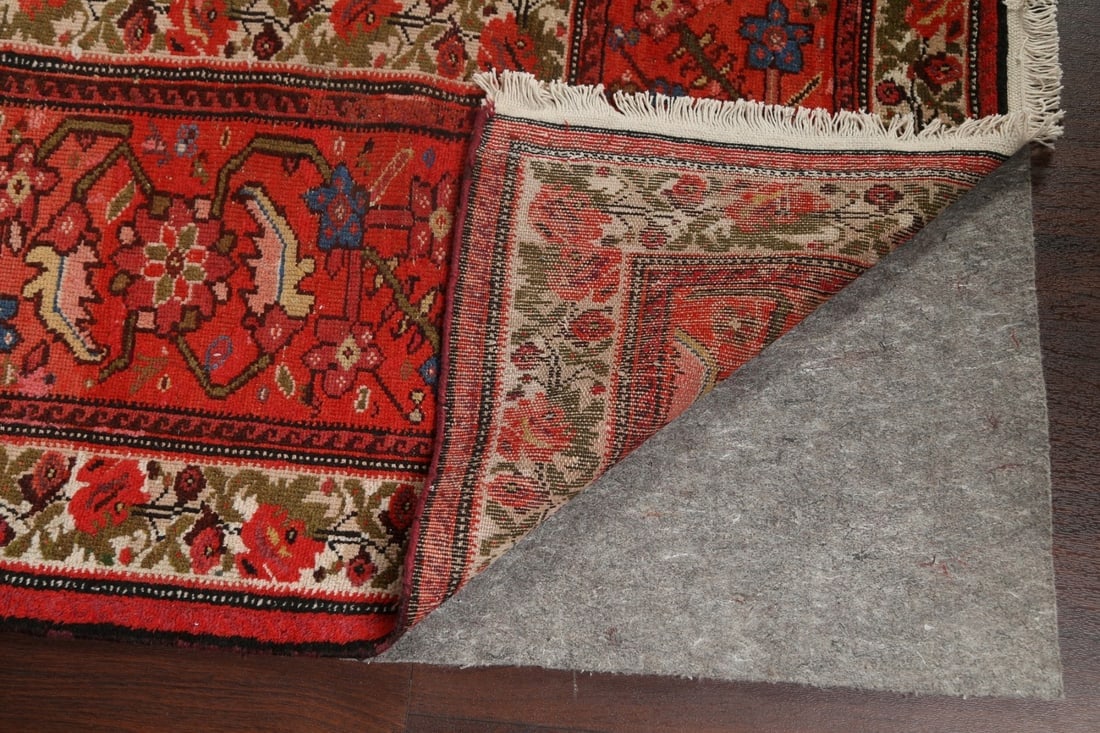 Pre-1900 Antique Vegetable Dye Bakhtiari Persian Rug 10x20 - 7