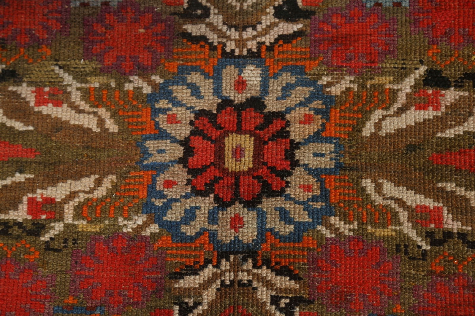 Pre-1900 Antique Vegetable Dye Bakhtiari Persian Rug 10x20 - 8