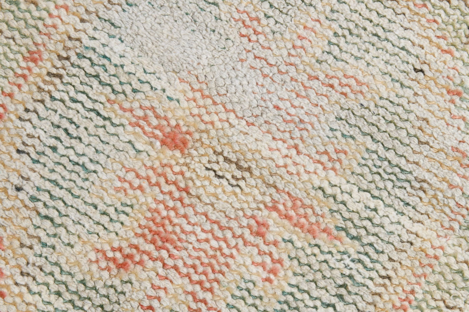 5'8'' x 9'4'' Handmade Vintage Wool Rug - 20168 - 7