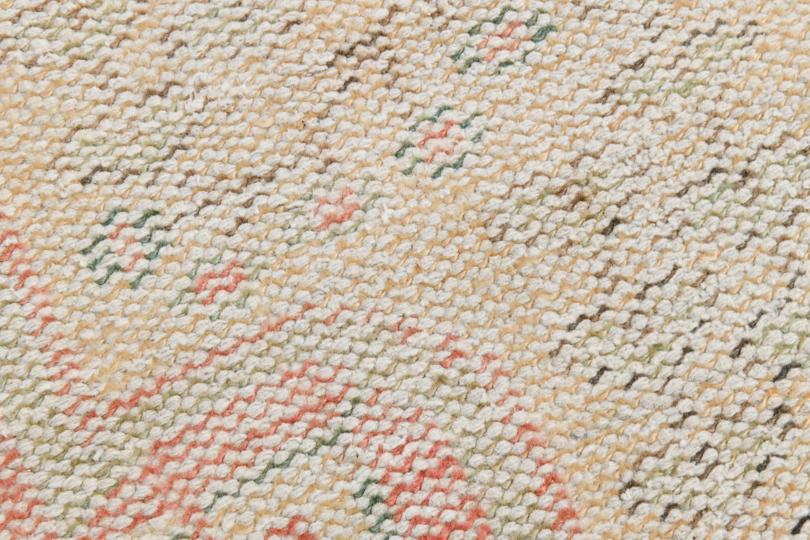 5'8'' x 9'4'' Handmade Vintage Wool Rug - 20168 - 9