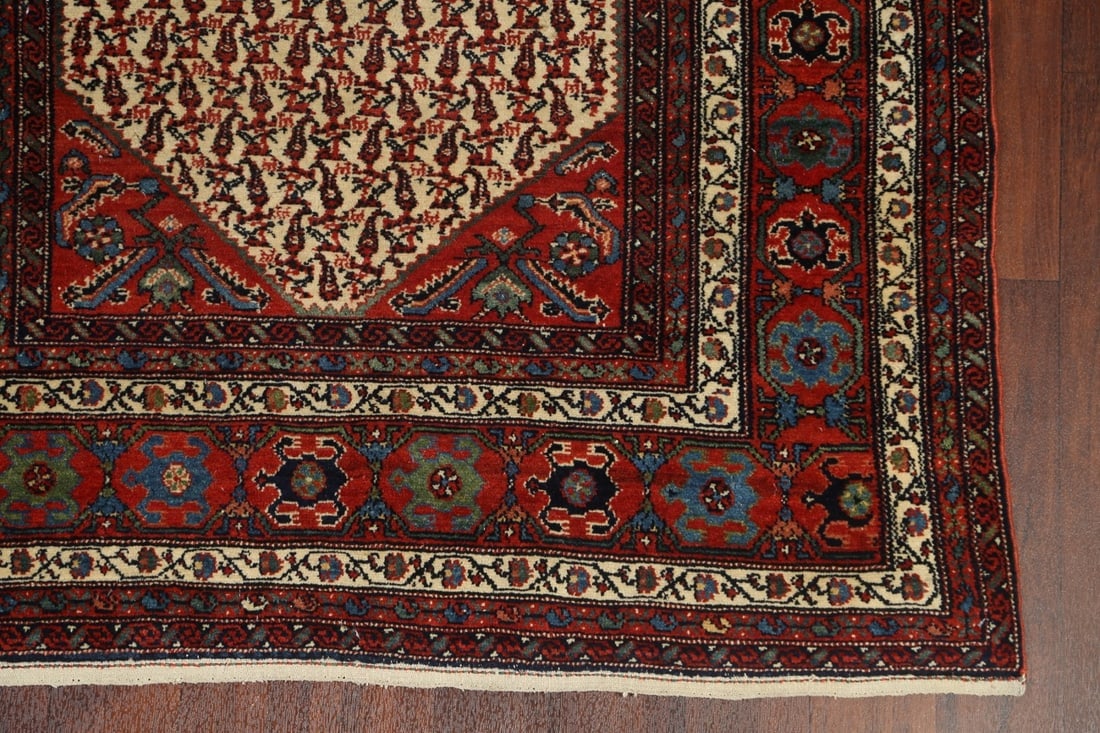 Antique Vegetable Dye Senneh Persian Rug 4x6 - 6