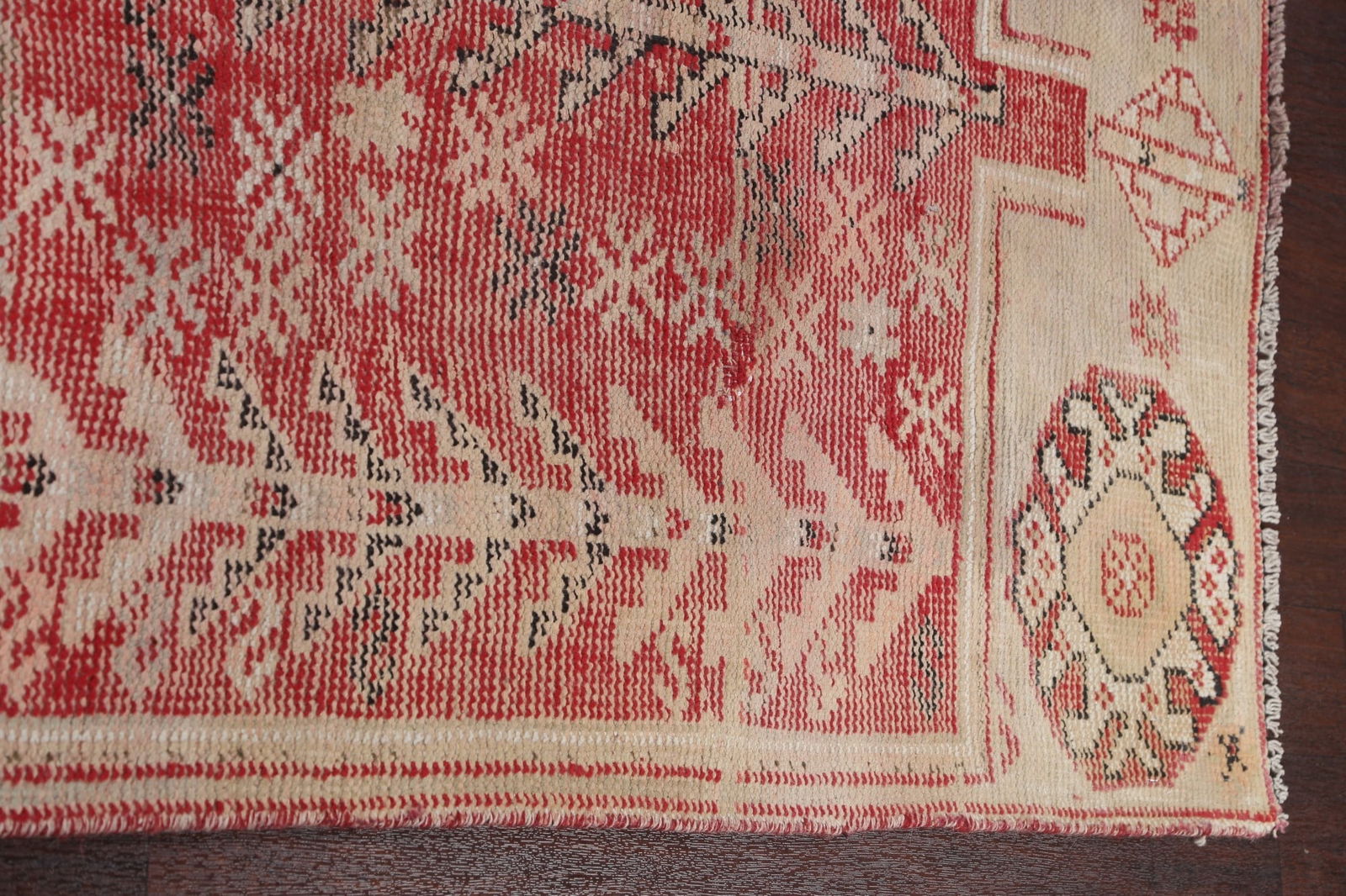 Antique Distressed Malayer Persian Runner Rug 4x12 - 10