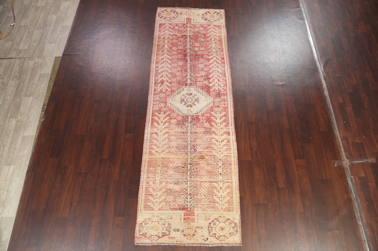 Antique Distressed Malayer Persian Runner Rug 4x12 - 2