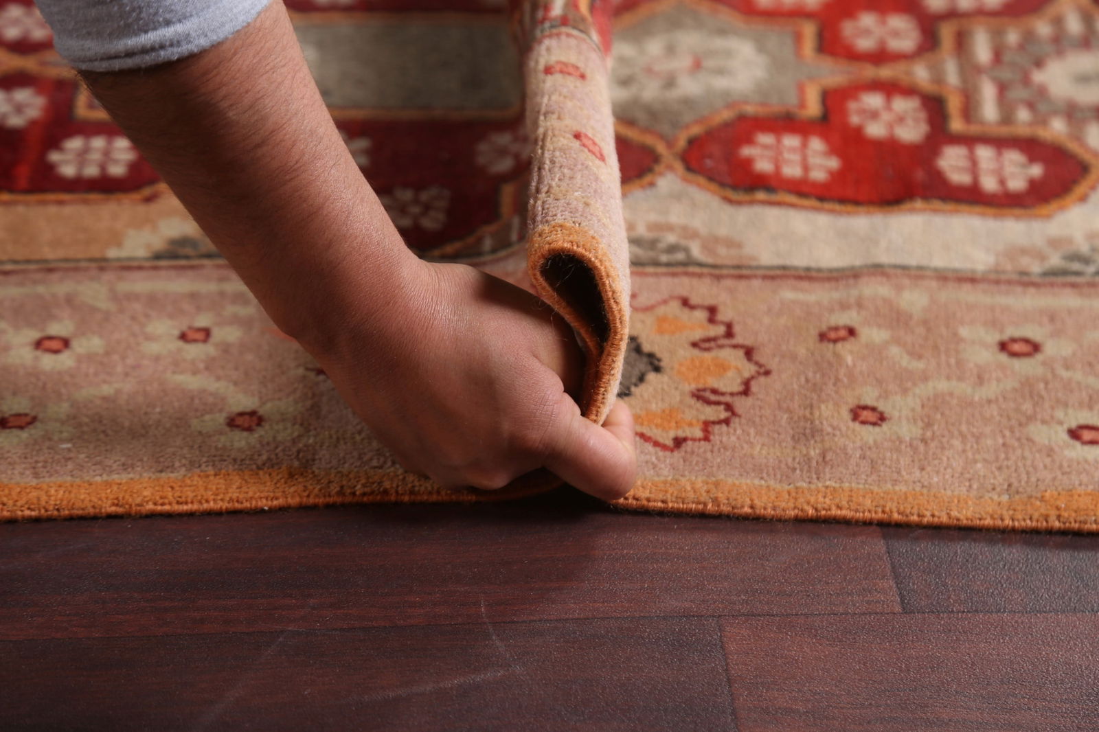 Pre-1900 Antique Vegetable Dye Agra Rug 10x14 - 20