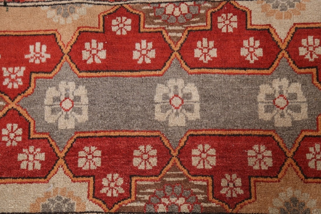 Pre-1900 Antique Vegetable Dye Agra Rug 10x14 - 9
