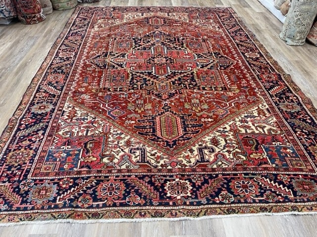 Antique Persian Heriz rug-5110 (1 of 10)
