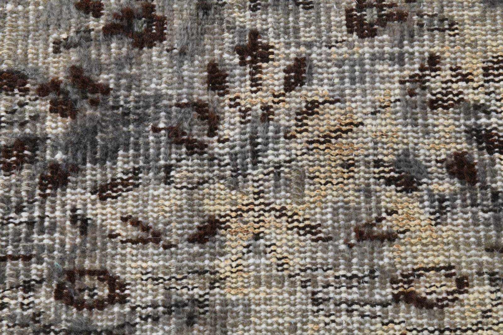 5'4'' x 9'8'' Handmade Vintage Wool Rug - 20243 - 8