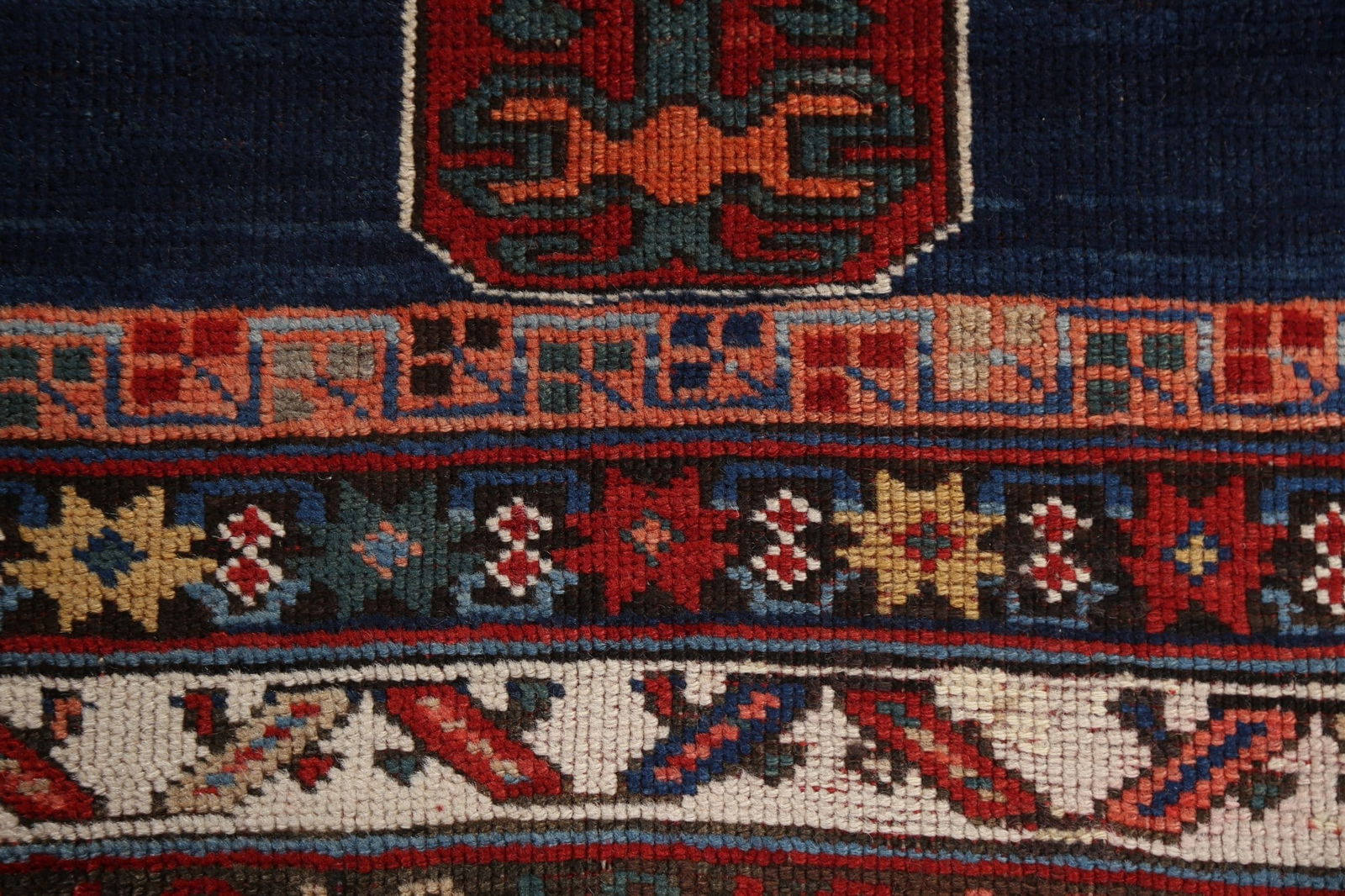 Pre-1900 Antique Vegetable Dye Kazak Persian Rug 4x8 - 10