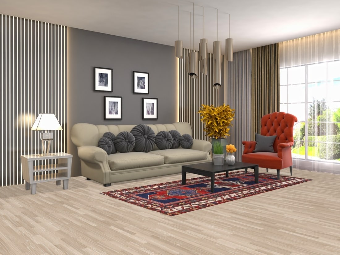 Pre-1900 Antique Vegetable Dye Kazak Persian Rug 4x8 - 2