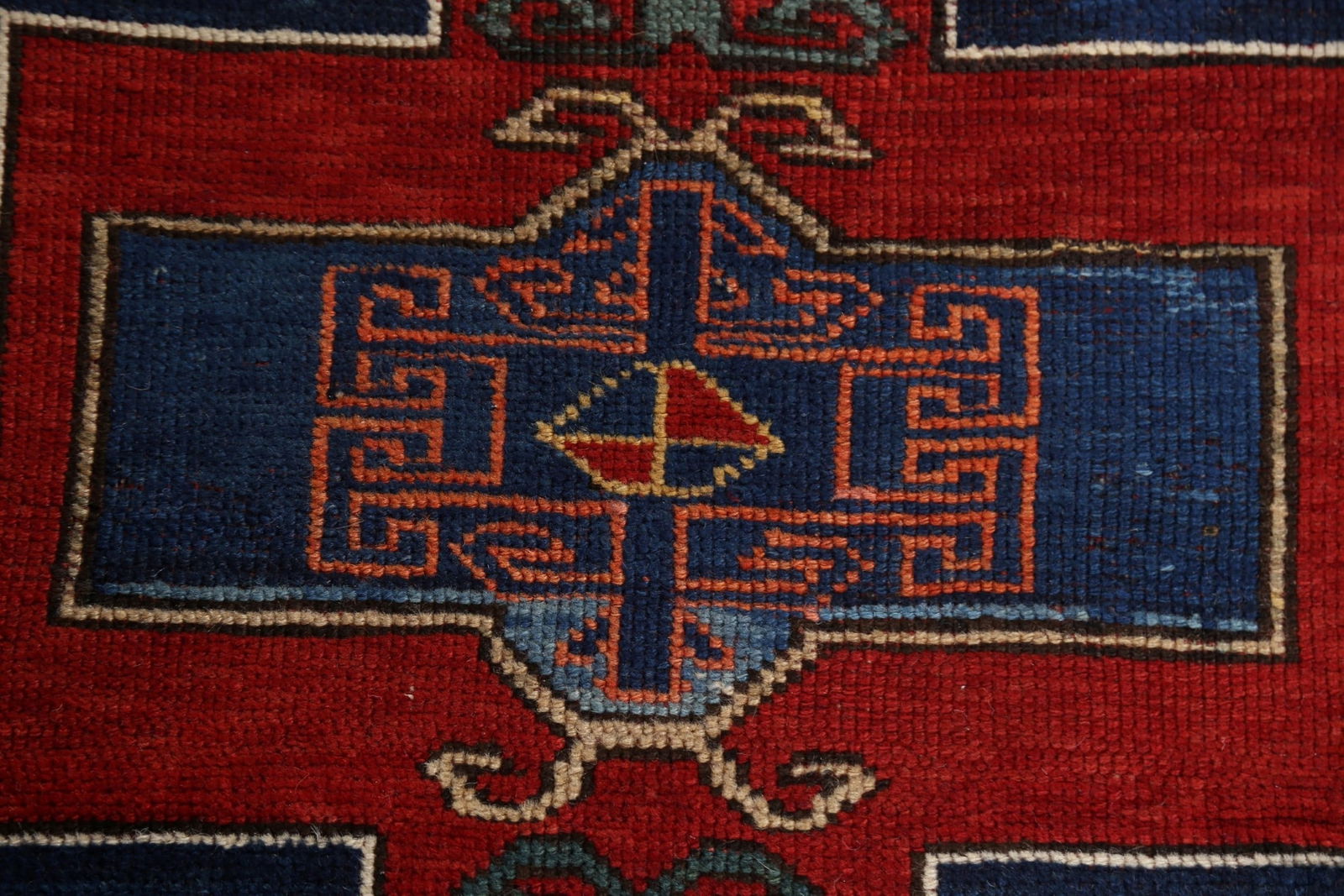 Pre-1900 Antique Vegetable Dye Kazak Persian Rug 4x8 - 9
