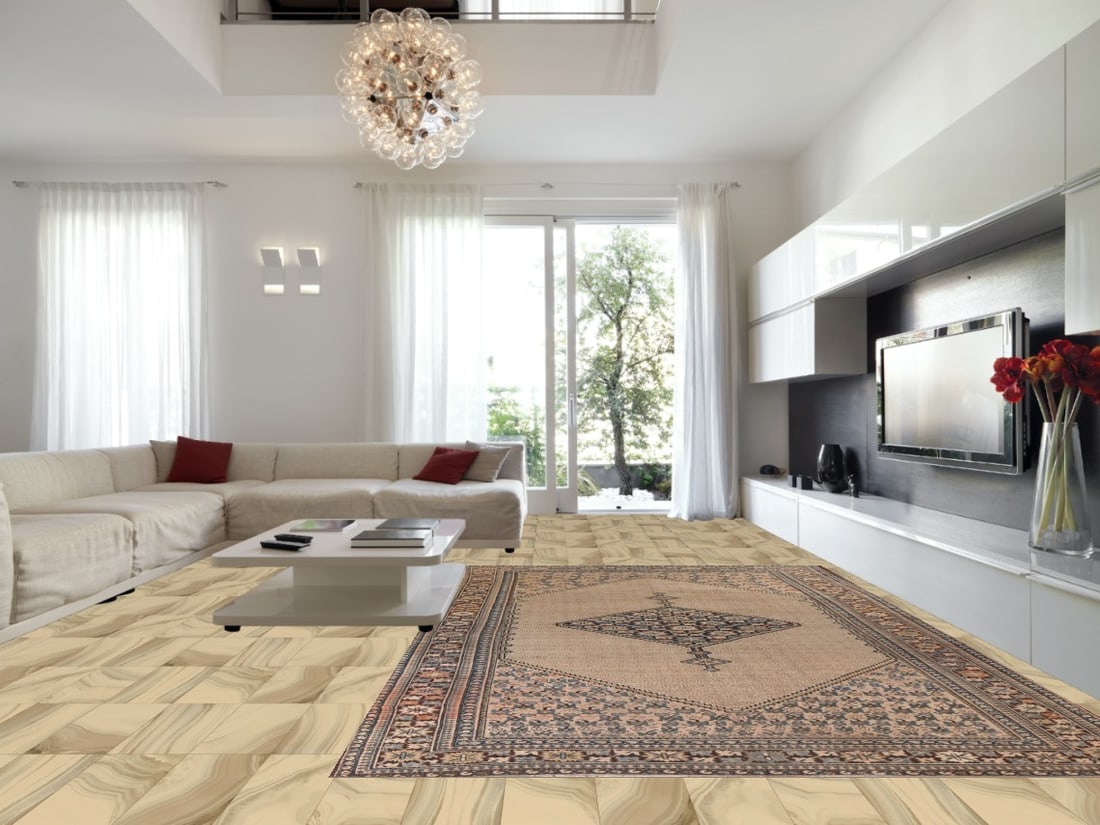 Pre-1900 Antique Vegetable Dye Bibikabad Persian Rug 10x16 - 2