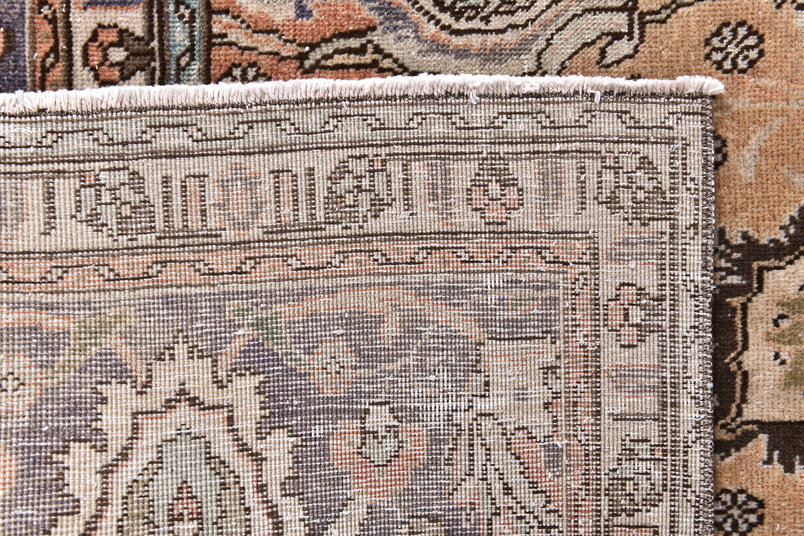 9'4'' x 10'11'' Unique Handmade Vintage Rug - 242721 - 12