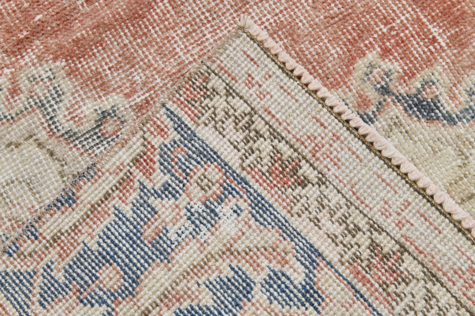 2'4'' x 8'11'' Handmade Vintage Wool Rug - 22442 - 12