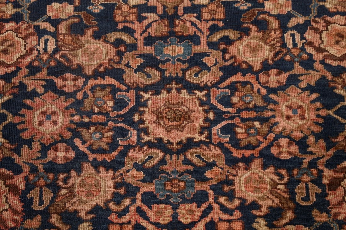 Pre-1900 Antique Vegetable Dye Malayer Persian Rug 10x17 - 10