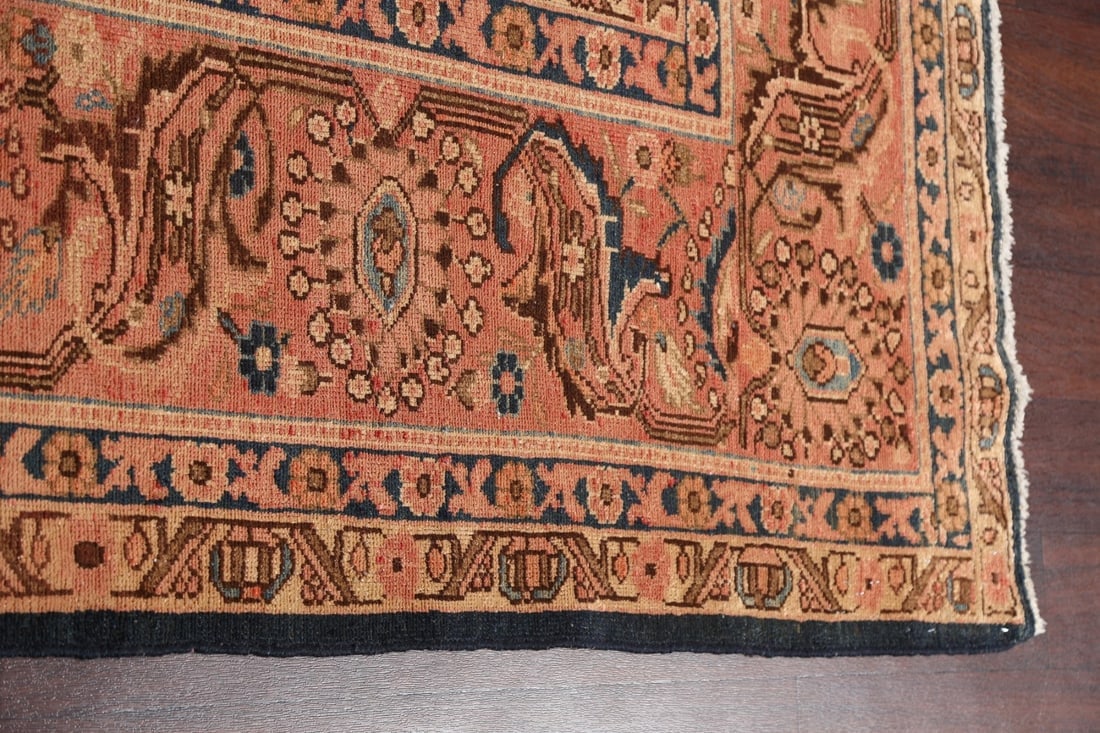 Pre-1900 Antique Vegetable Dye Malayer Persian Rug 10x17 - 14