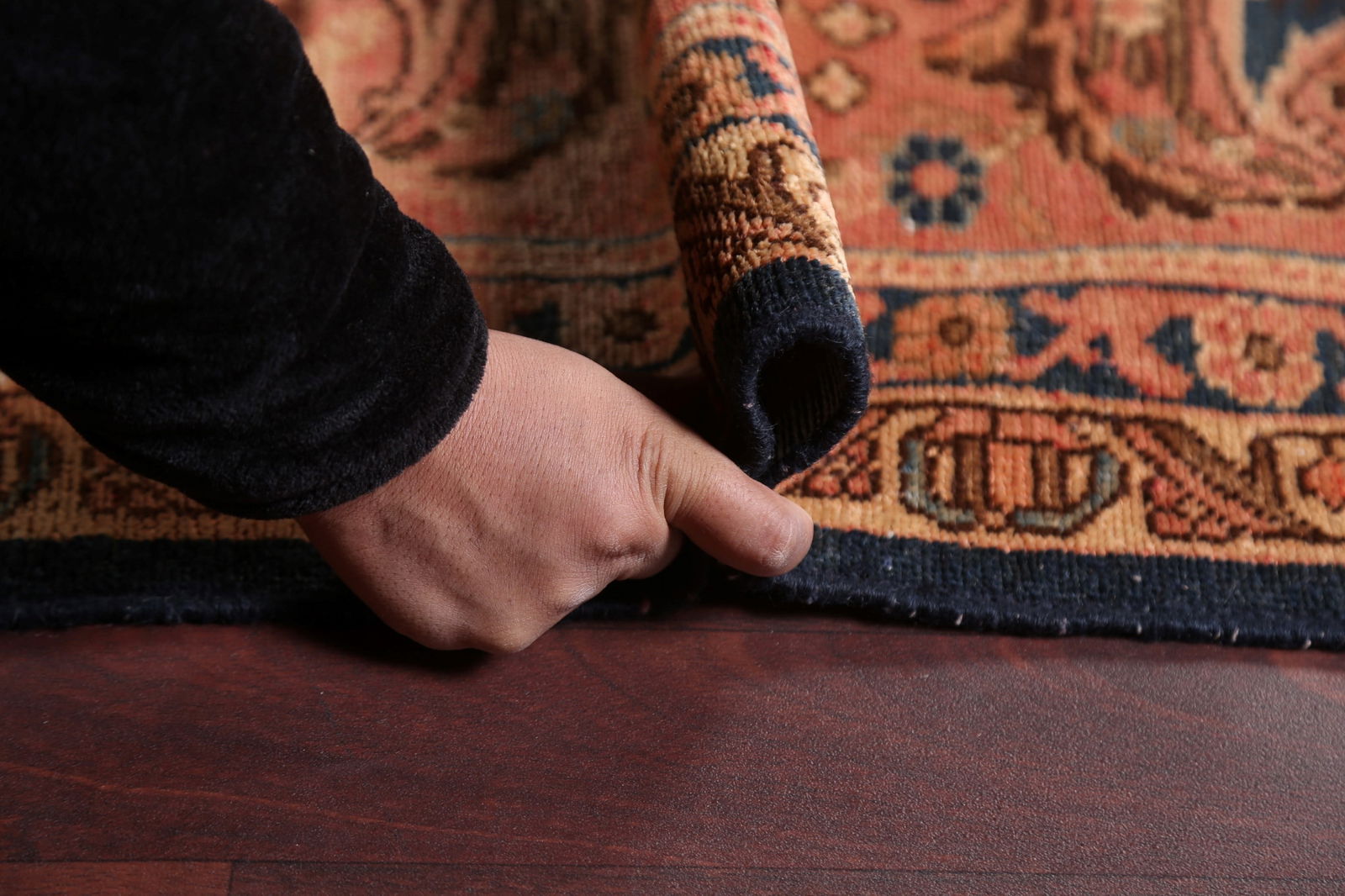 Pre-1900 Antique Vegetable Dye Malayer Persian Rug 10x17 - 19