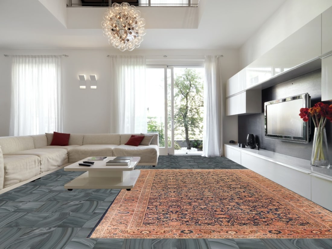 Pre-1900 Antique Vegetable Dye Malayer Persian Rug 10x17 - 2