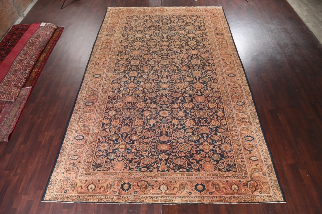 Pre-1900 Antique Vegetable Dye Malayer Persian Rug 10x17 - 3