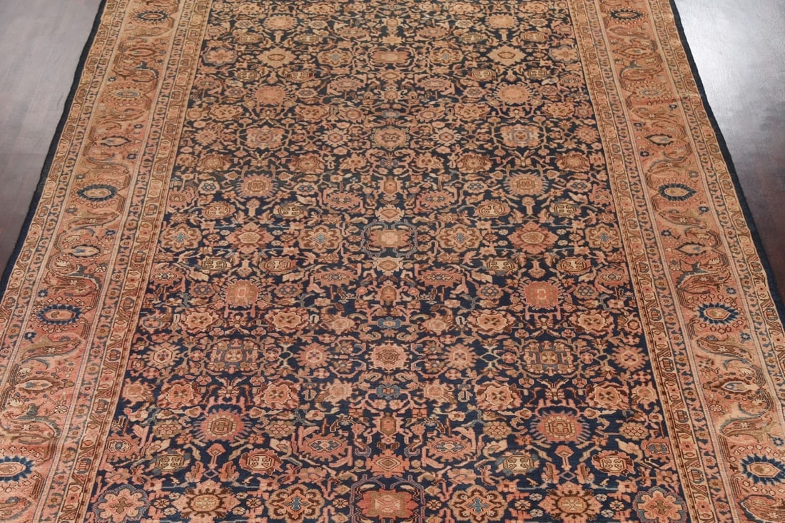 Pre-1900 Antique Vegetable Dye Malayer Persian Rug 10x17 - 4