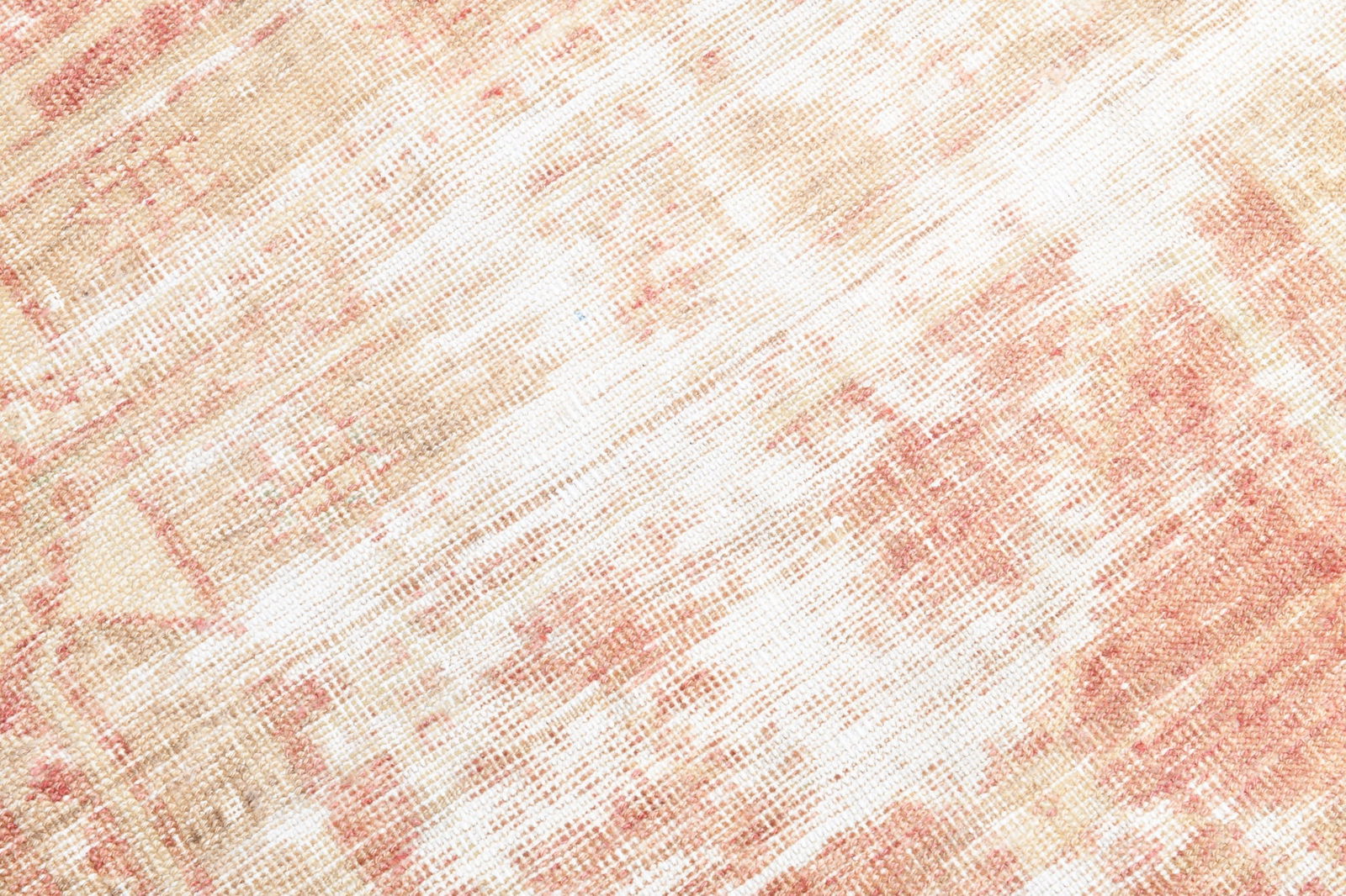 4'2'' x 6'11'' Handmade Vintage Wool Rug - 7160 - 8