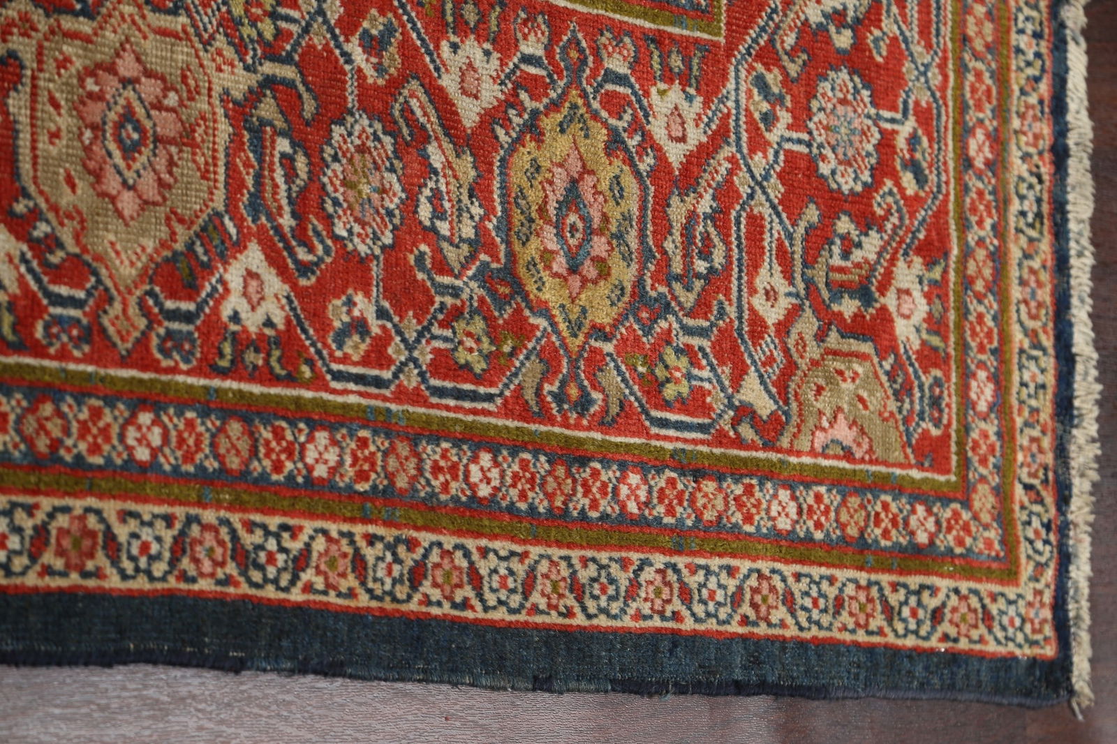 Pre-1900 Antique Vegetable Dye Sarouk Farahan Persian Area Rug 10x21 ZIEGLER - 12