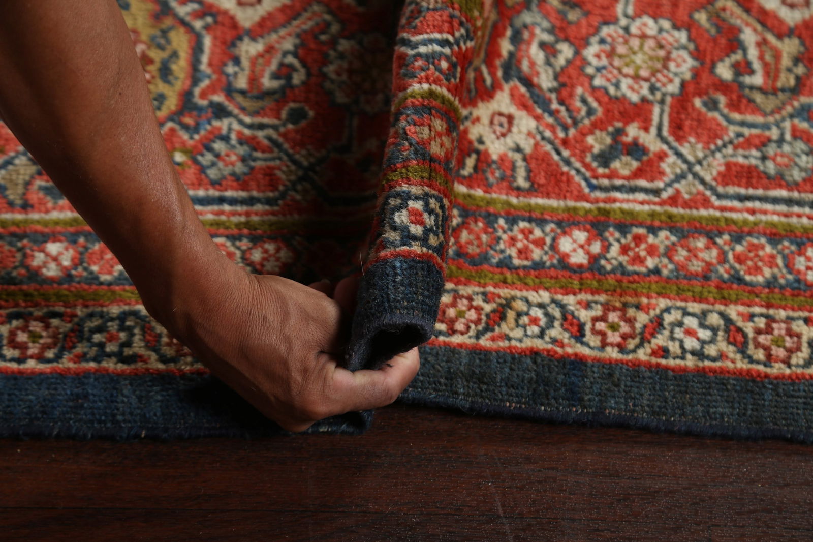 Pre-1900 Antique Vegetable Dye Sarouk Farahan Persian Area Rug 10x21 ZIEGLER - 18