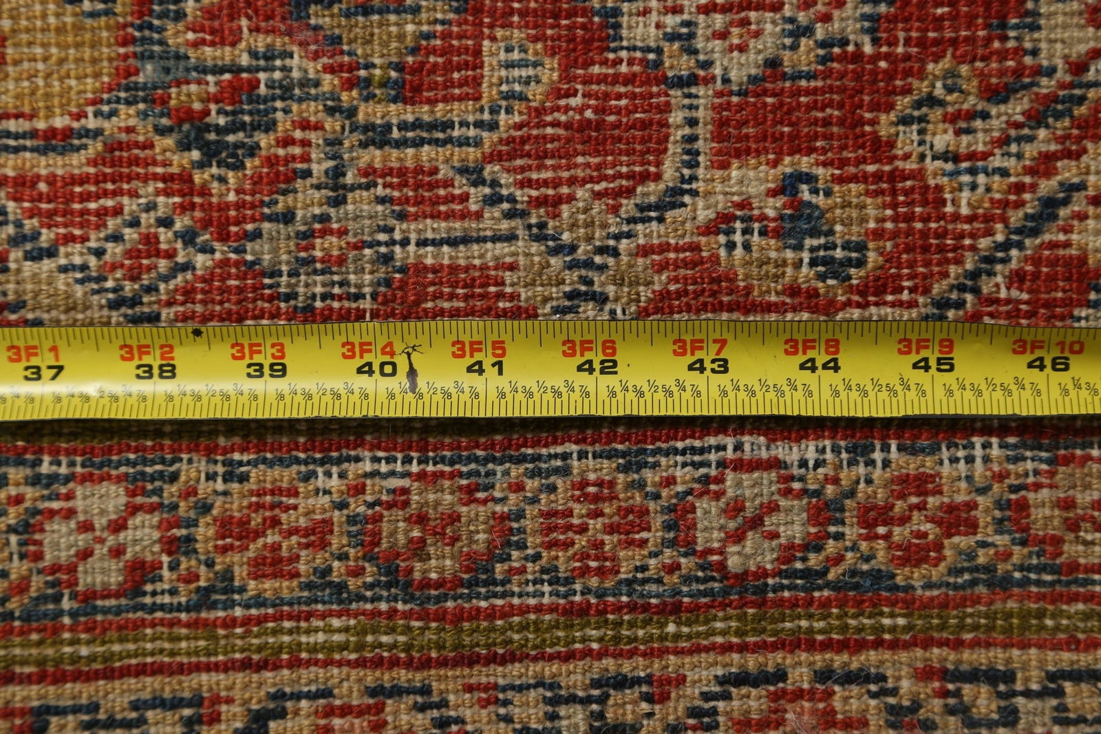 Pre-1900 Antique Vegetable Dye Sarouk Farahan Persian Area Rug 10x21 ZIEGLER - 20