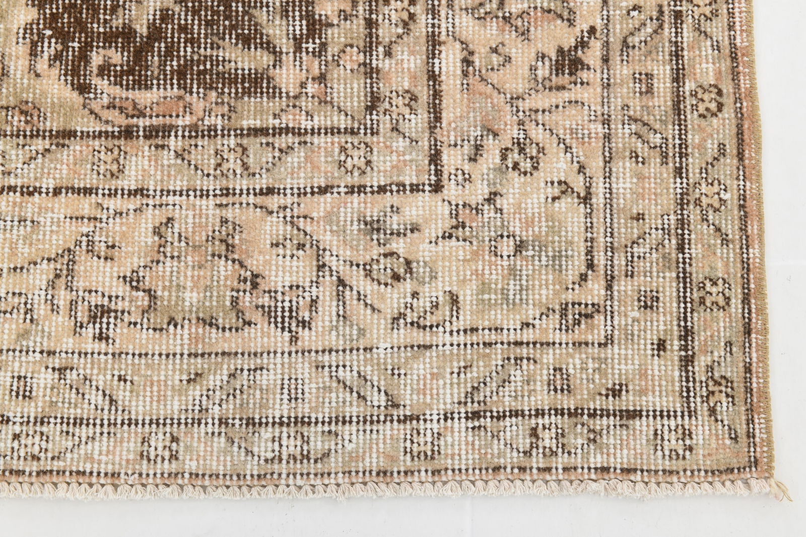 5'11'' x 9'6'' Handmade Vintage Wool Rug - 6288 - 10