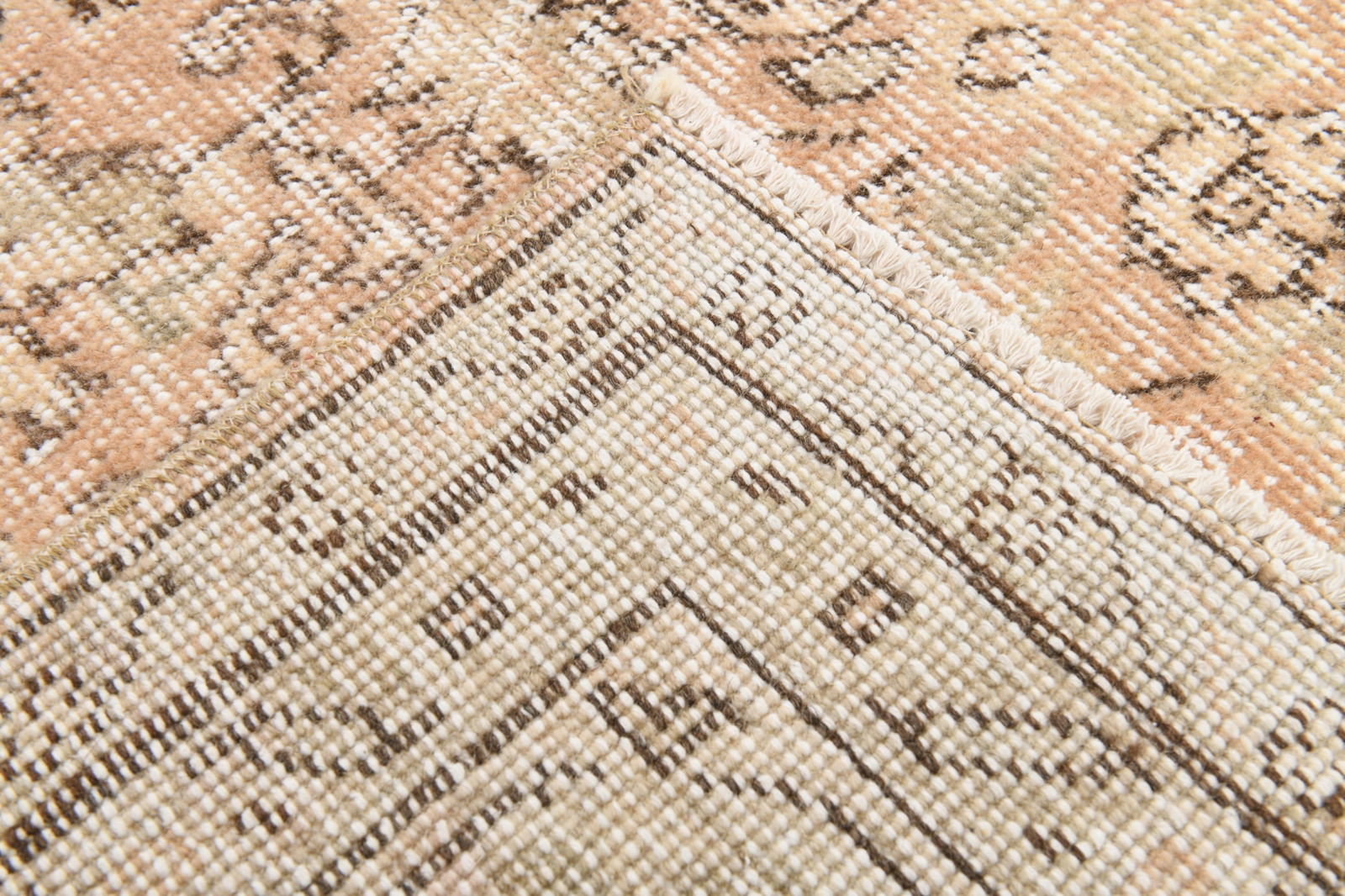 5'11'' x 9'6'' Handmade Vintage Wool Rug - 6288 - 12