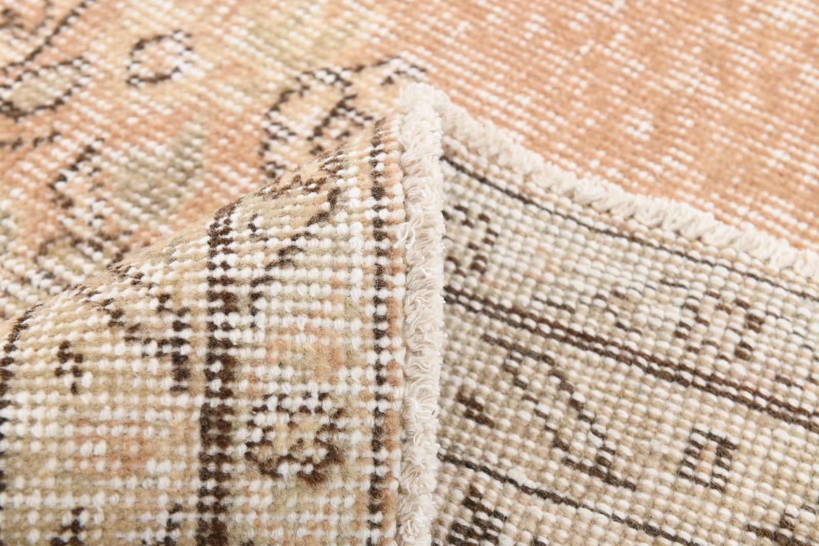 5'11'' x 9'6'' Handmade Vintage Wool Rug - 6288 - 13