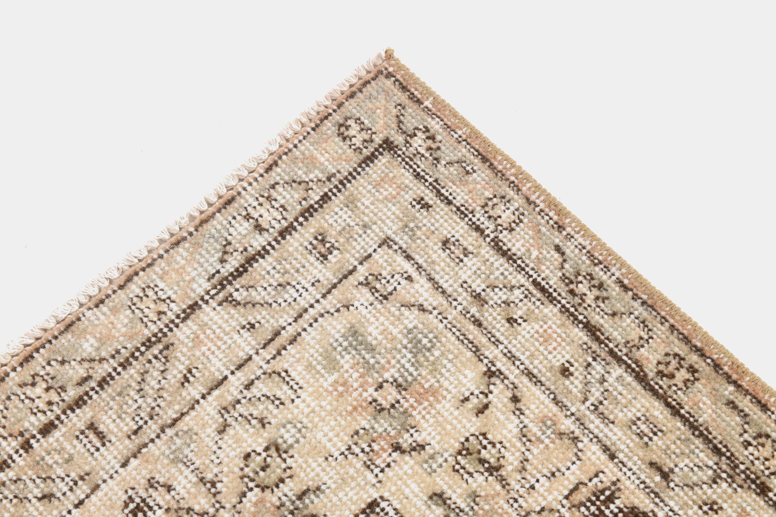 5'11'' x 9'6'' Handmade Vintage Wool Rug - 6288 - 9