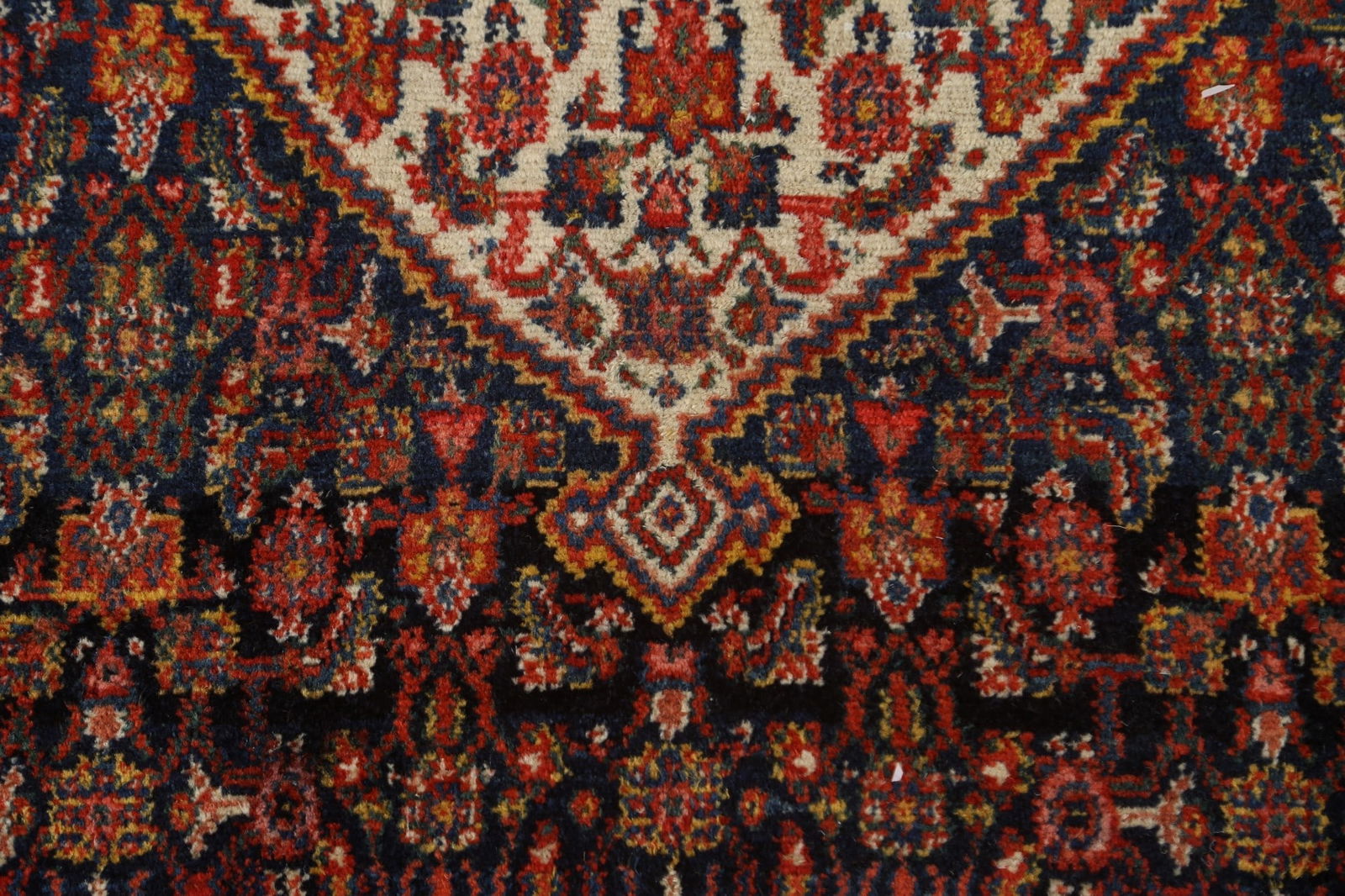 Pre-1900 Antique Vegetable Dye Senneh Persian Rug 8x20 - 10