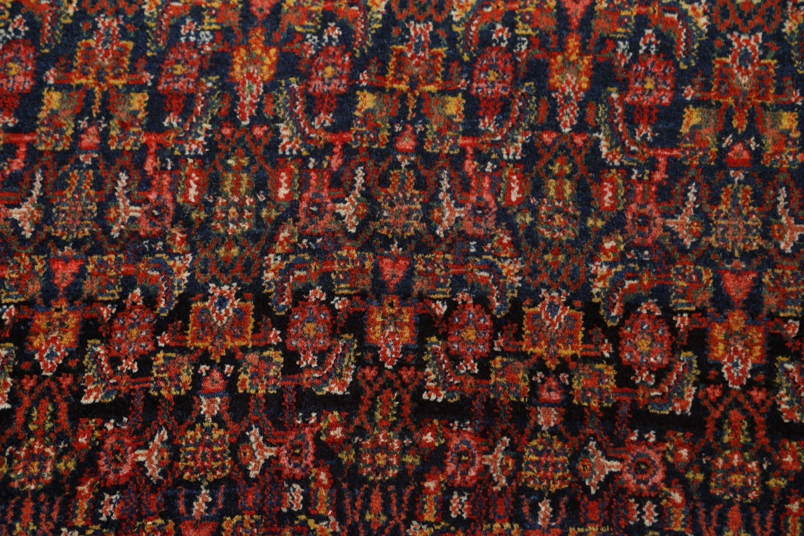 Pre-1900 Antique Vegetable Dye Senneh Persian Rug 8x20 - 9