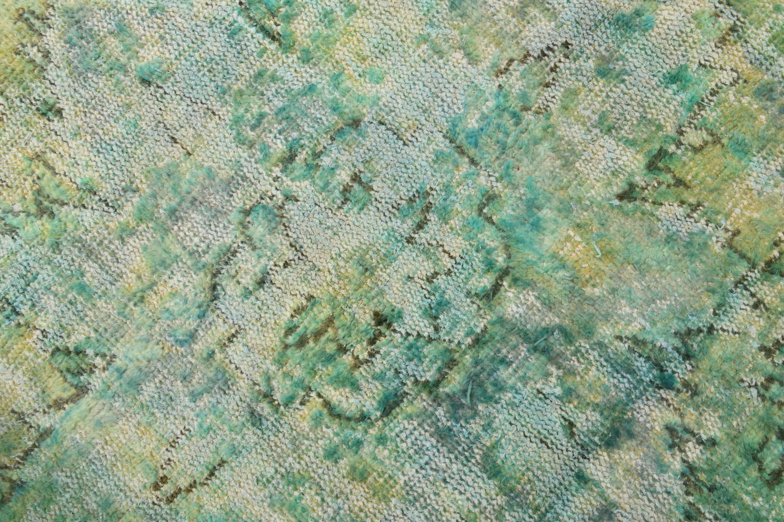 5'6'' x 9'0'' Handmade Vintage Wool Rug - 20133 - 6