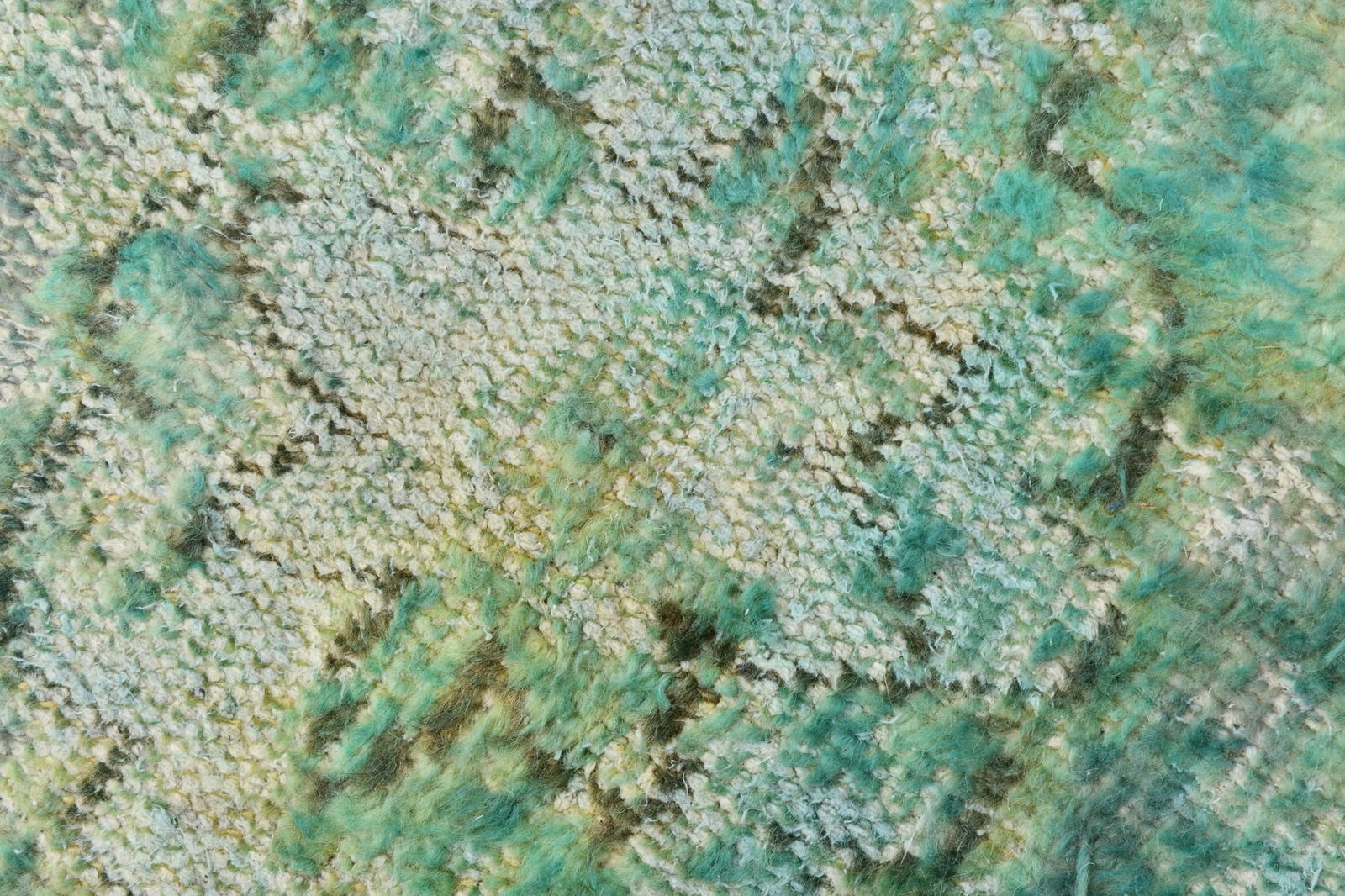 5'6'' x 9'0'' Handmade Vintage Wool Rug - 20133 - 7