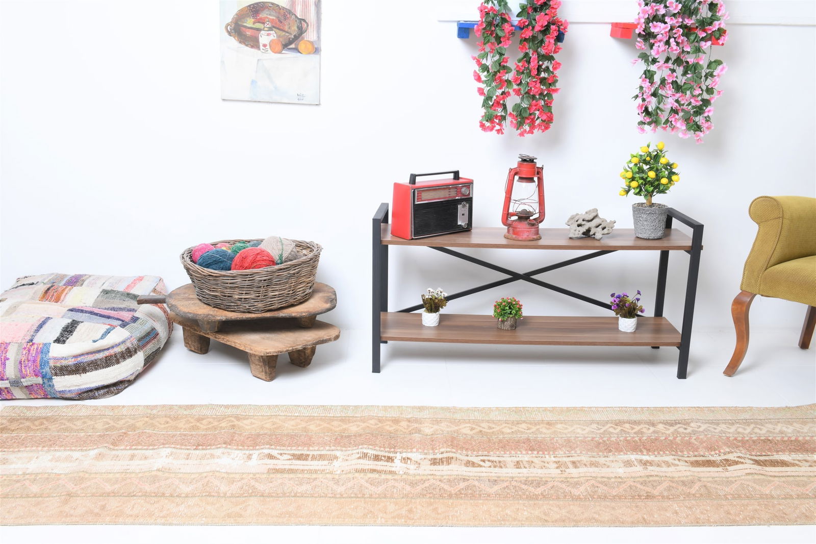 2'3'' x 9'3'' Turkish Vintage Runner Rug - 17380 - 3