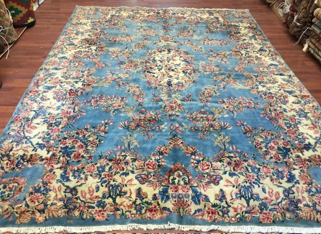 Antique Persian Kirman Rug-4033 (1 of 7)